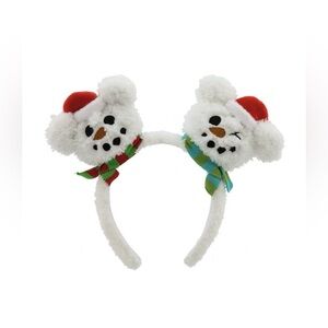 Disney Mickey Mouse Snowman Holiday Ear Headband Adults Limited 2025 Edition NWT